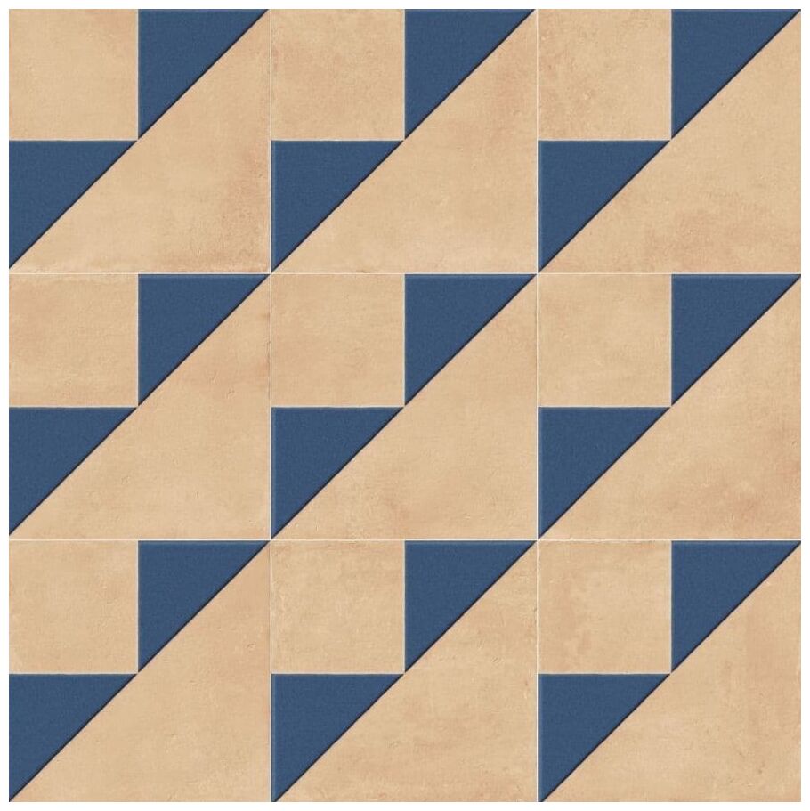 peronda kora clay decor blue lt gres 22.3x22.3 (43737) 