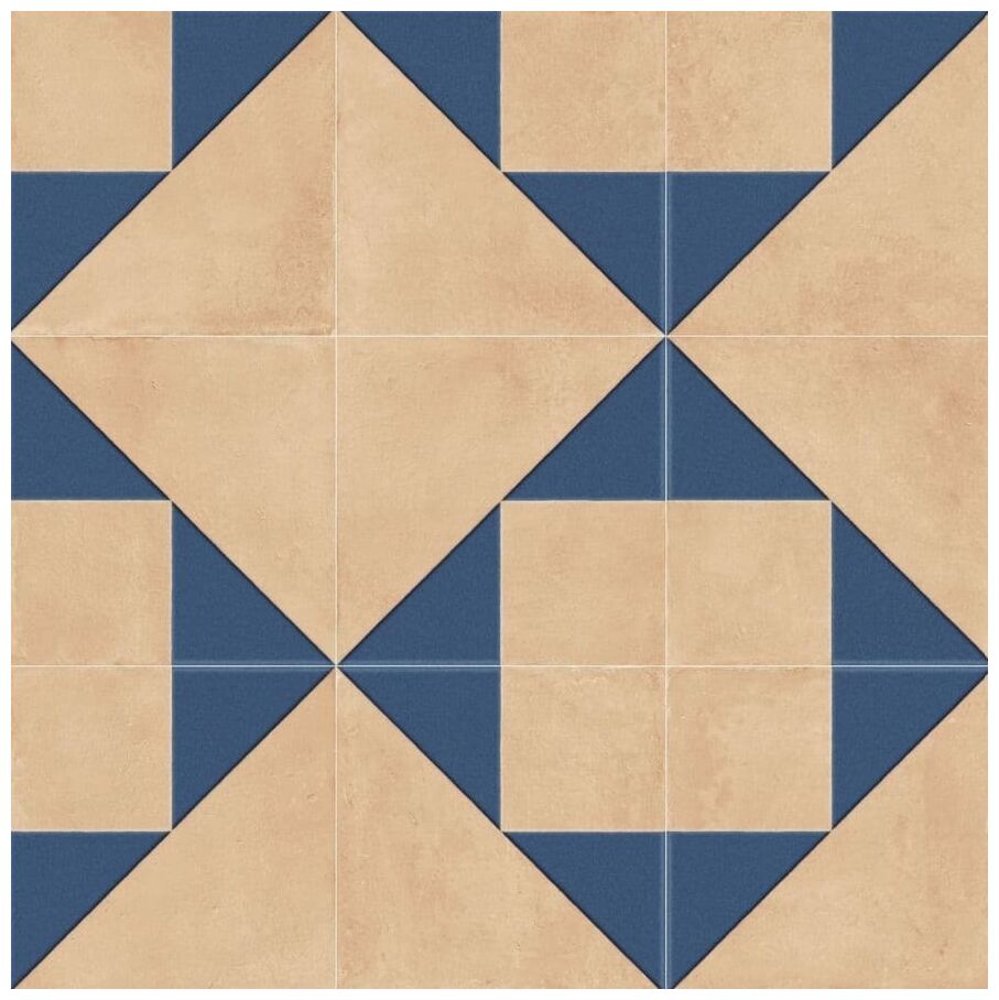 peronda kora clay decor blue lt gres 22.3x22.3 (43737) 