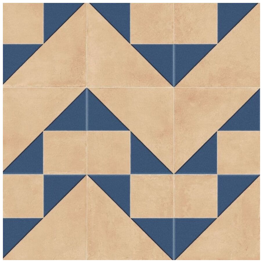peronda kora clay decor blue lt gres 22.3x22.3 (43737) 