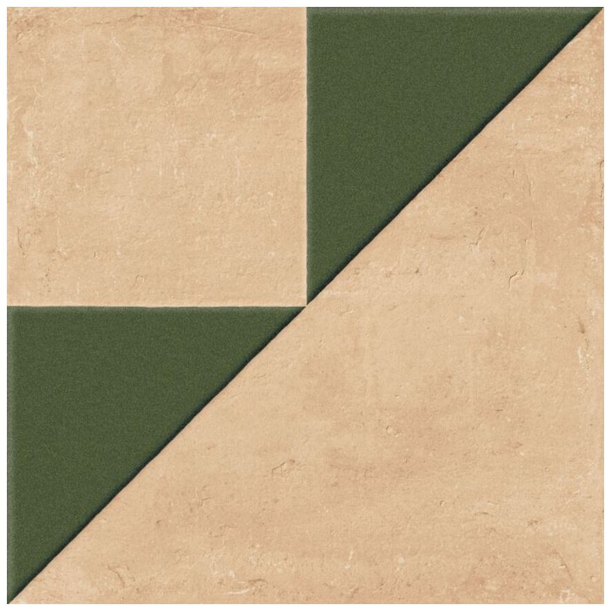 peronda kora clay decor green lt gres 22.3x22.3 (43736) 