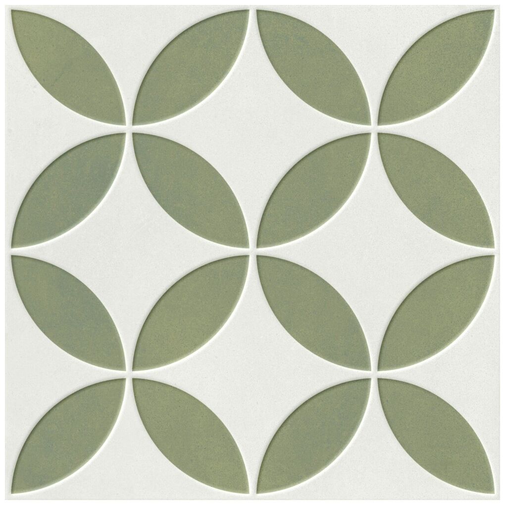 peronda mayari green petals lt gres 22.3x22.3 (37798) 