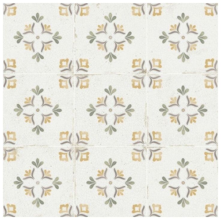 peronda mayolica flower gres 14.8x14.8 (41825) 