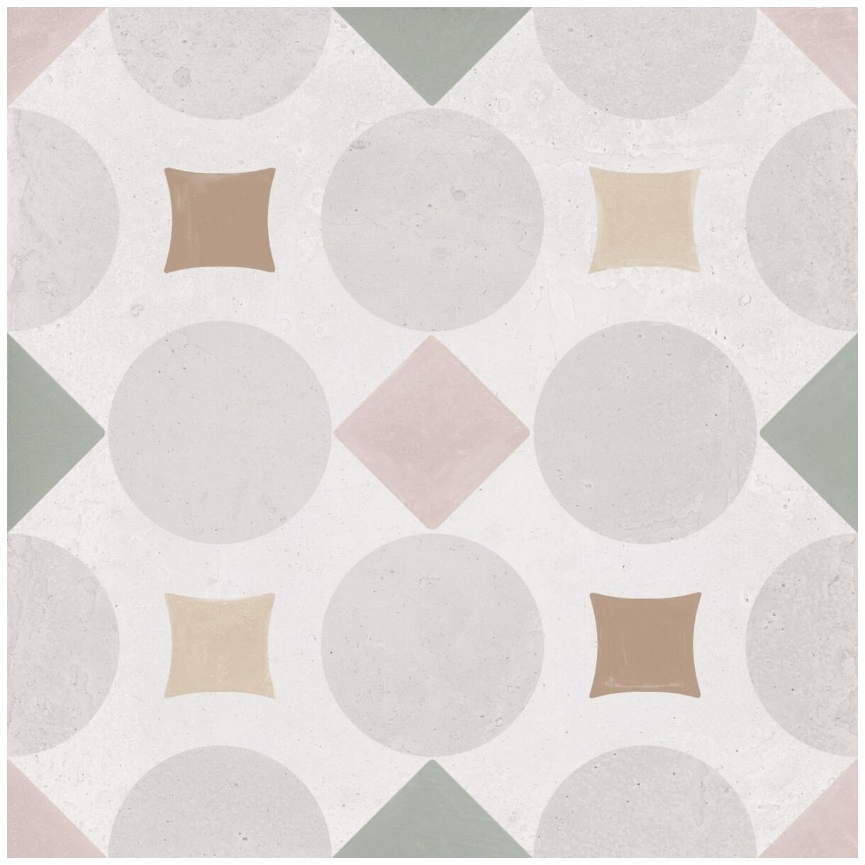 peronda patterns pink geometric gres 22.3x22.3 (36508) 