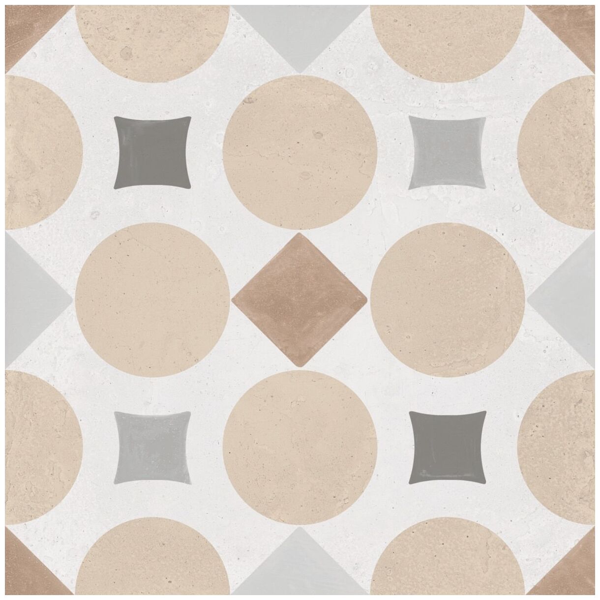 peronda patterns sand geometric gres 22.3x22.3 (36511) 