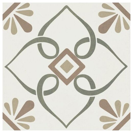peronda provenza green petals gres 22.3x22.3 (37790) 