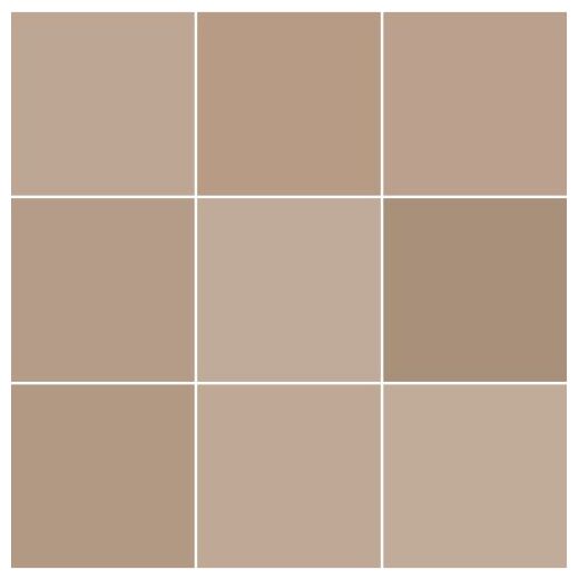 peronda rubik taupe gres 12.3x12.3 (36715) 
