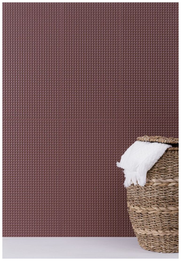 peronda (wyprzedaż) pique waffle bordeaux płytka ścienna 20x40 (31064) 
