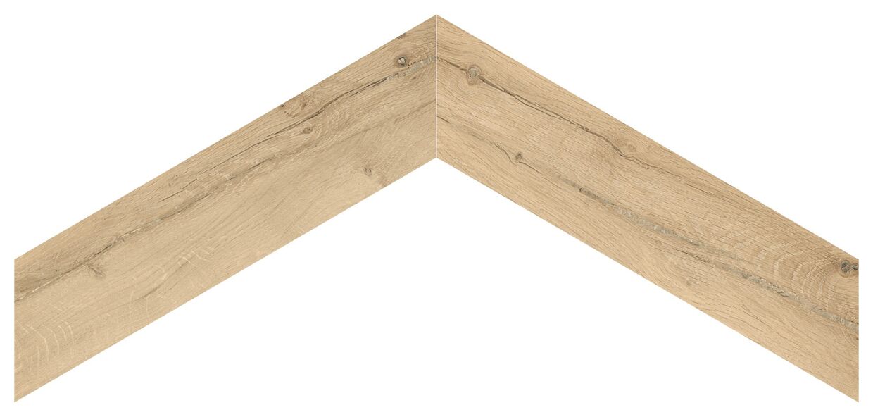 provenza revival almond  silktech chevron gres 11x54 