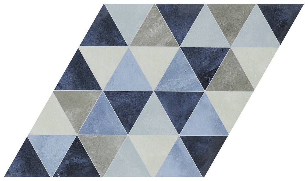 realonda diamond triangle denim gres 70x40 