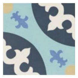 realonda hanoi blue decor gres 33x33 