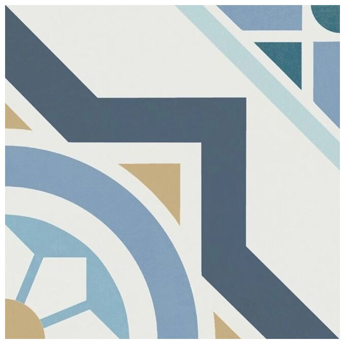 realonda hanoi blue decor gres 33x33 