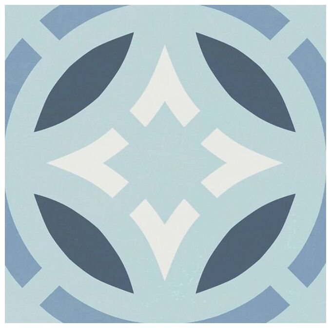 realonda hanoi blue decor gres 33x33 