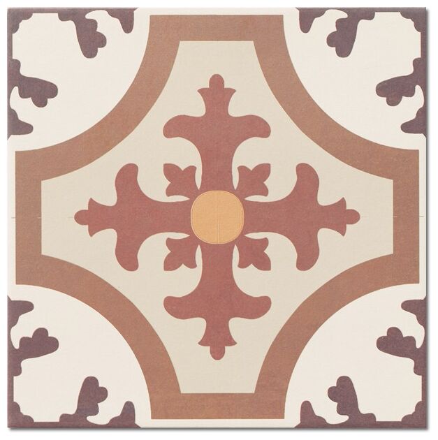 realonda hanoi salmon decor gres 33x33 