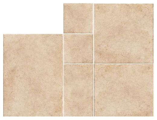 realonda modular borgogna stone beige gres 6-elementowy 44x66/44x44/22x44/22x22 