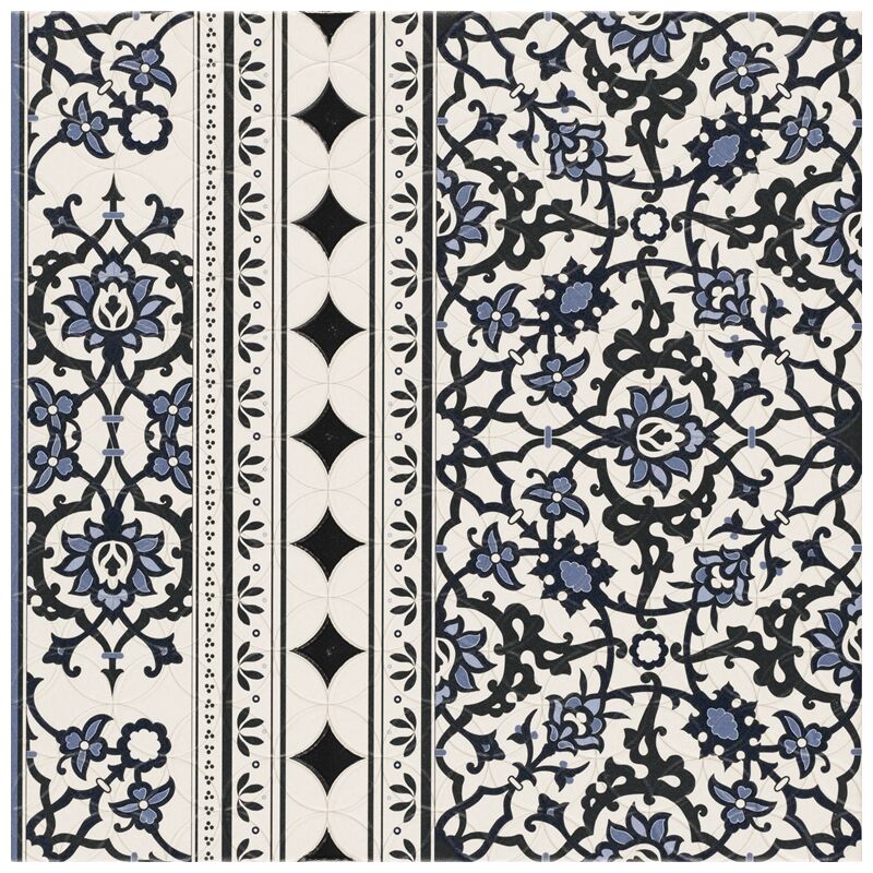 realonda orly deco cenefa gres 44x44 