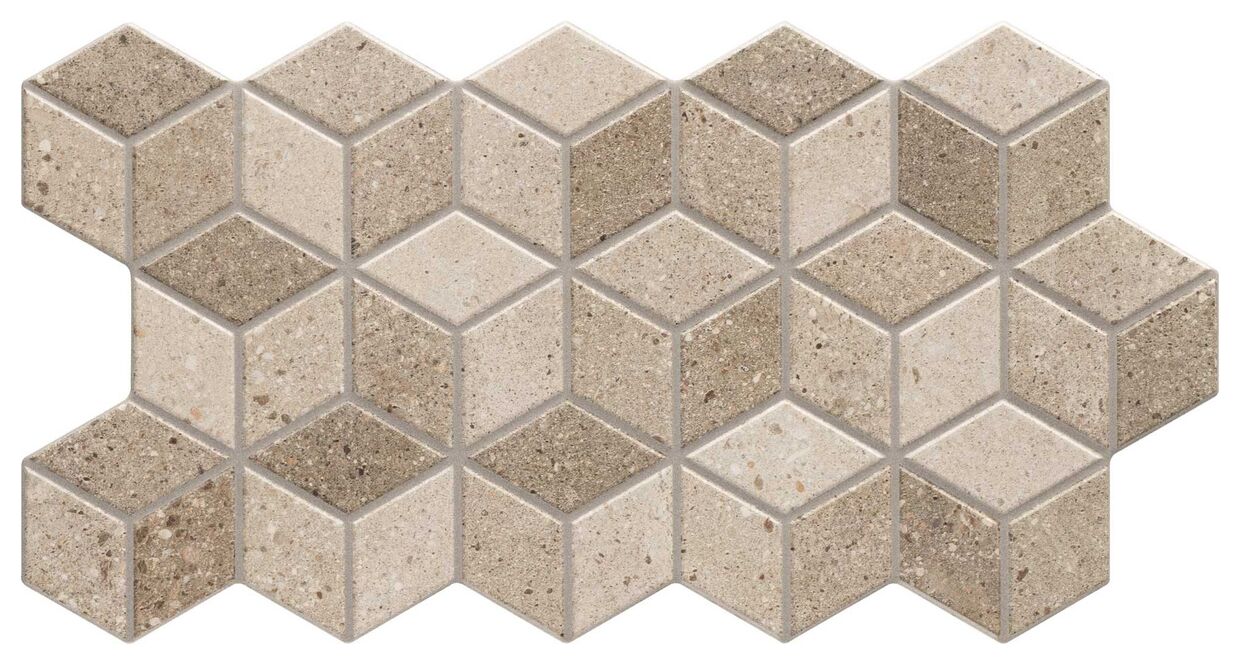 realonda rhombus stone taupe gres 26.5x51 