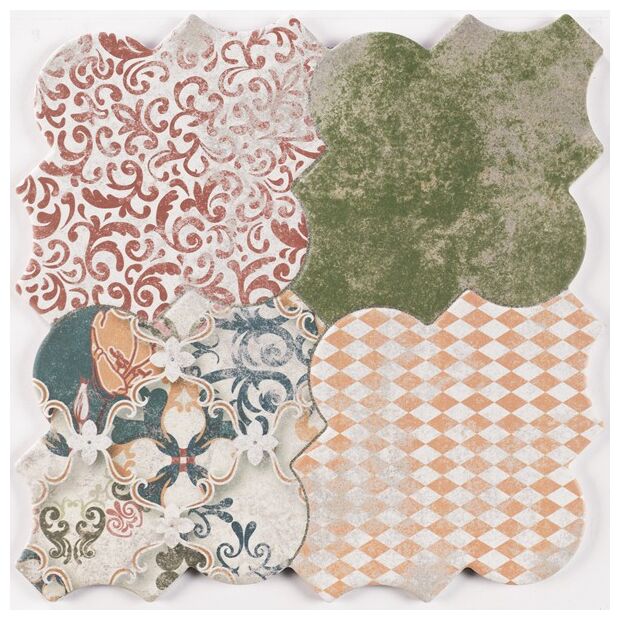 realonda riga patchwork płytka podłogowa 45x45 