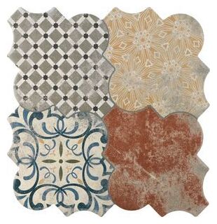 realonda riga patchwork płytka podłogowa 45x45 