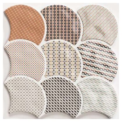 realonda scale gloss patchwork gres 30.7x30.7 