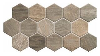 realonda sequoia tobacco hex gres 26.5x51 