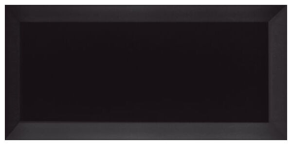 ribesalbes bisel negro brillo płytka ścienna 10x20 