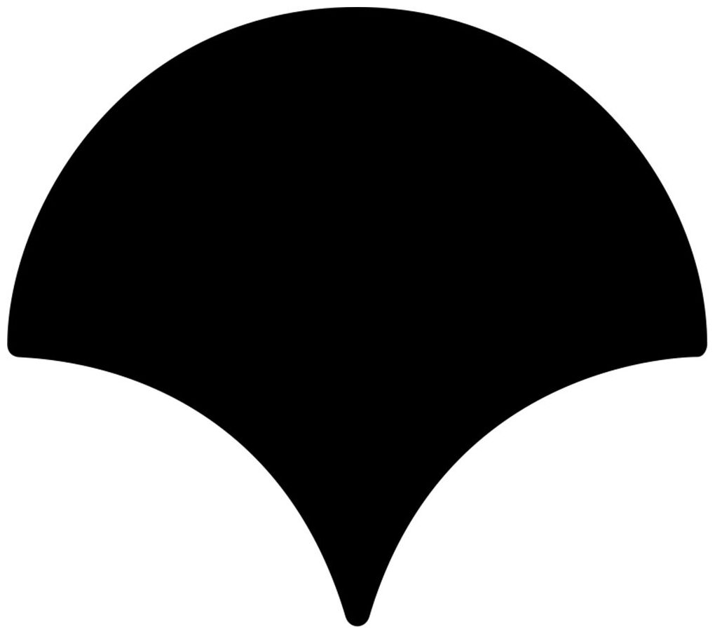 ribesalbes monochrome drop black gloss płytka ścienna 15.2x17.2 