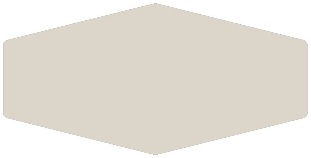 ribesalbes monochrome hex creme gloss płytka ścienna 10x20 