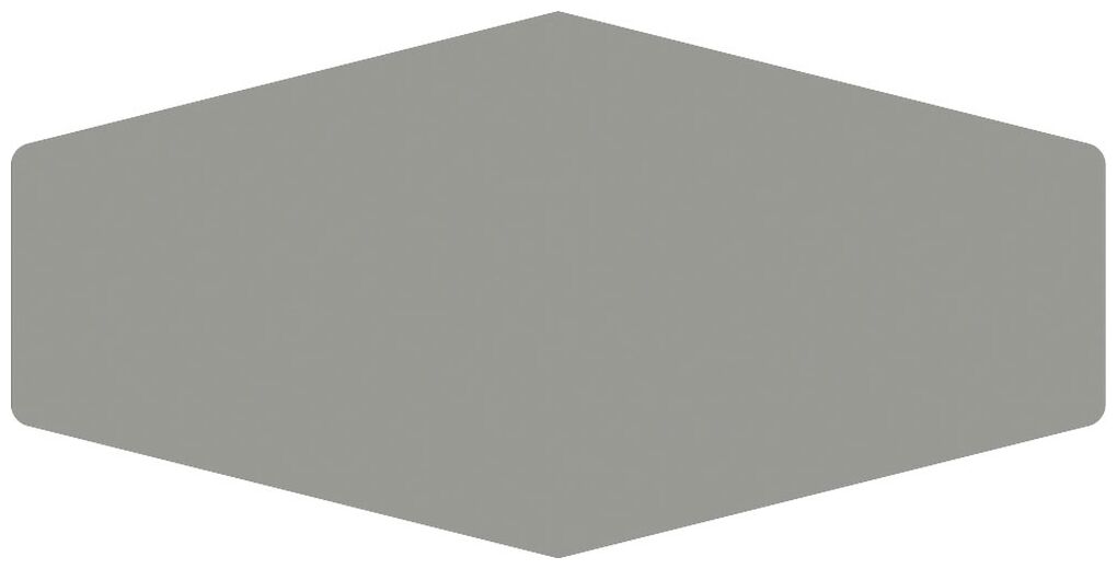 ribesalbes monochrome hex grey gloss płytka ścienna 10x20 