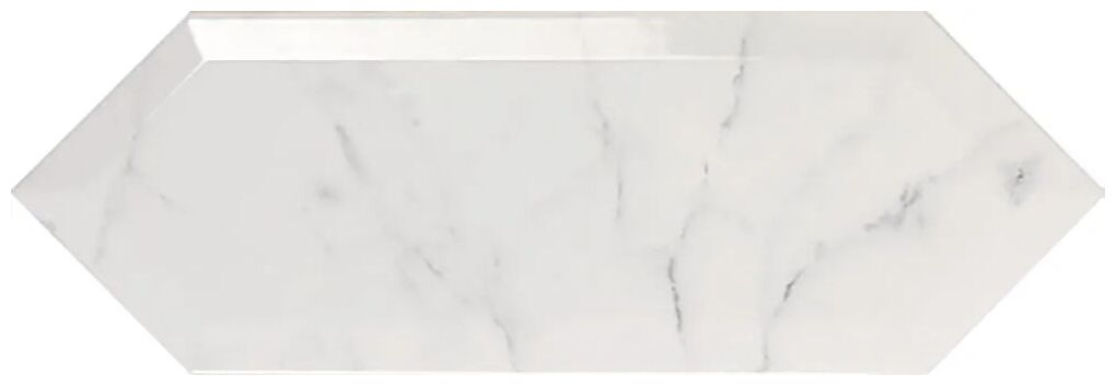 ribesalbes picket beveled carrara brillo płytka ścienna 10x30 