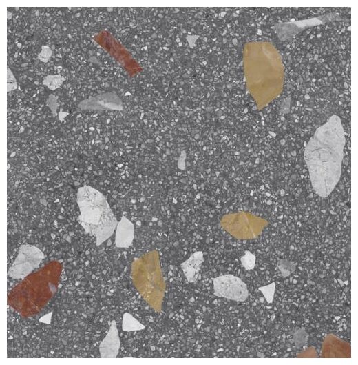 stargres terazzo grey gres rektyfikowany 60x60x0.8 