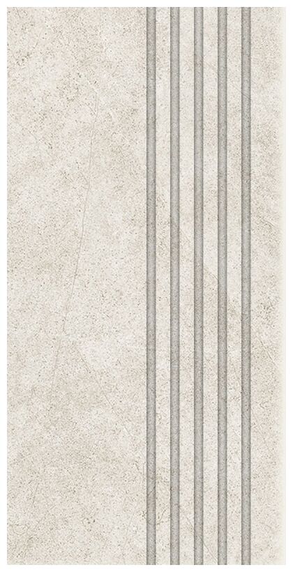 tubądzin aulla grey stopnica rektyfikowana 29.6x59.8x1 