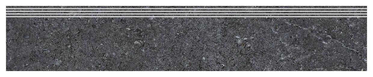 tubądzin care zimba grey str stopnica rektyfikowana 29.8x159.8x0.8 