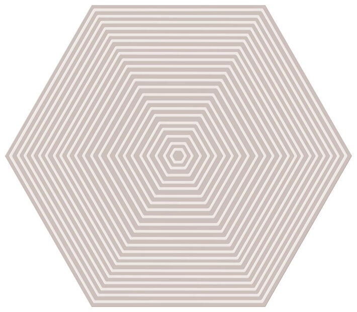 tubądzin cielo e terra beige geometry 1 mat dekor 19.2x22.1x0.6 