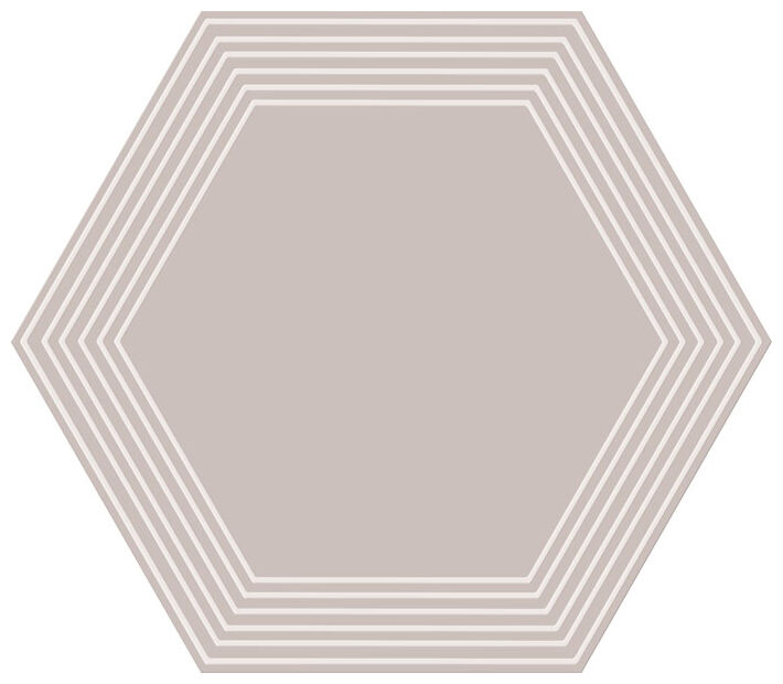 tubądzin cielo e terra beige geometry 2 mat dekor 19.2x22.1x0.6 