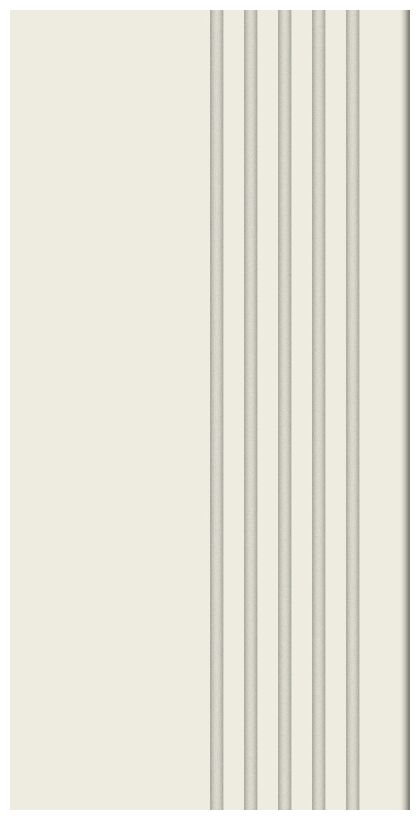 tubądzin cielo e terra bianco mat stopnica rektyfikowana 29.6x59.8 