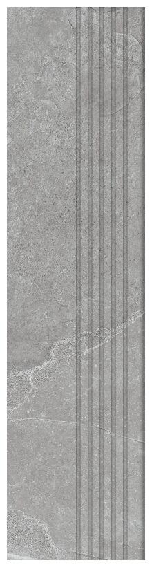 tubądzin grand cave grey str stopnica rektyfikowana 29.8x119.8 