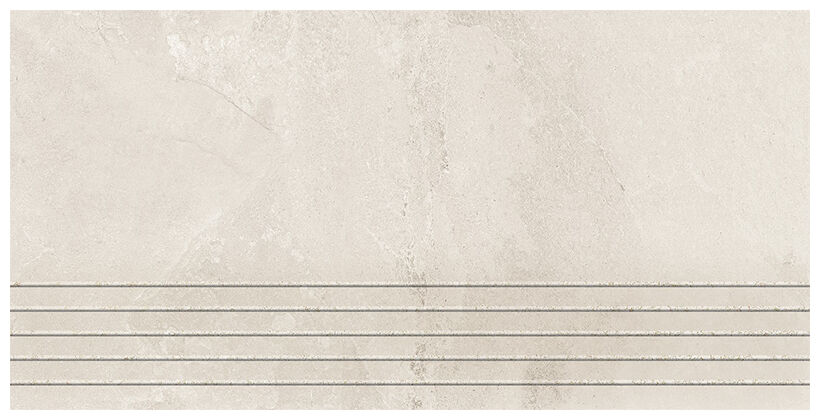 tubądzin grand cave ivory stopnica rektyfikowana 29.6x59.8x0.8 