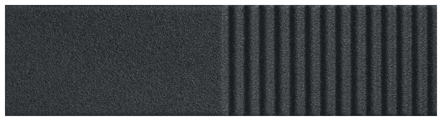 tubądzin groove graphite sugar 2 str płytka ścienna 7.8x29.8 