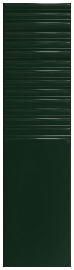 tubądzin groove green 2 gloss str płytka ścienna 7.8x29.8 