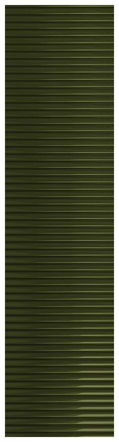 tubądzin groove olive 1 gloss str płytka ścienna 7.8x29.8 