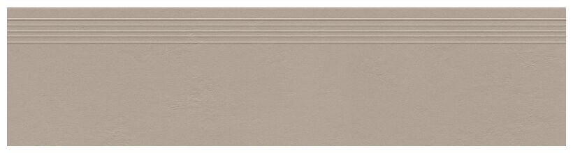 tubądzin industrio beige stopnica mat rektyfikowana 29.6x119.8x0.8 
