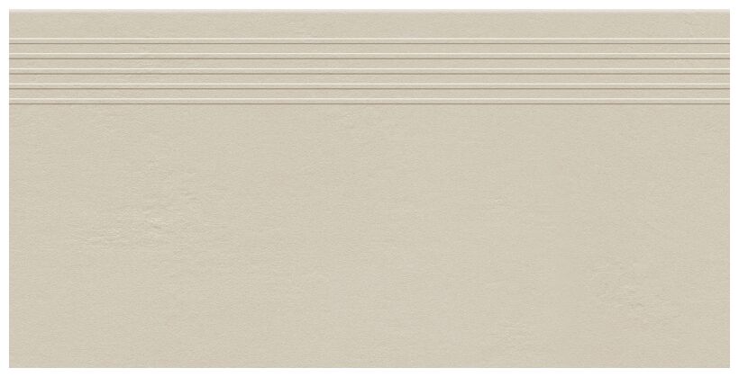 tubądzin industrio cream stopnica mat rektyfikowana 29.6x59.8 