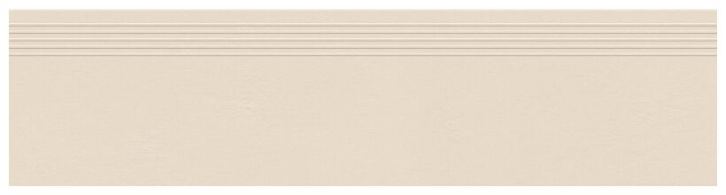 tubądzin industrio ivory stopnica mat rektyfikowana 29.6x119.8x0.8 