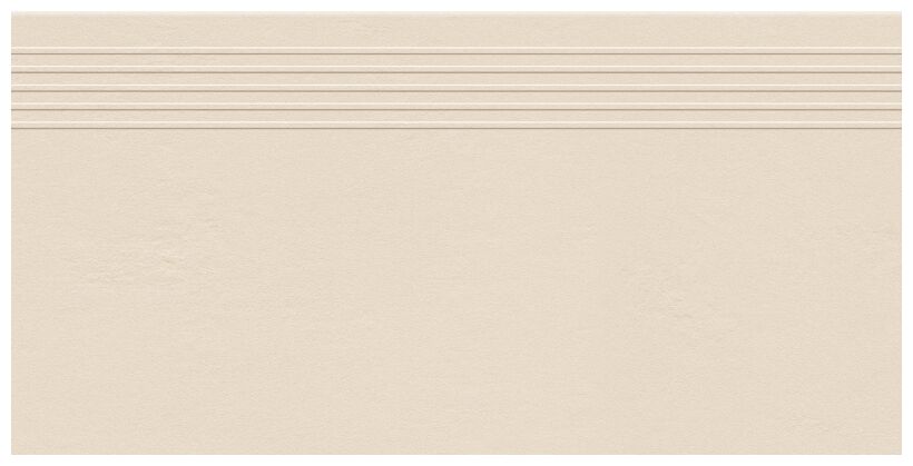 tubądzin industrio ivory stopnica mat rektyfikowana 29.6x59.8x1 