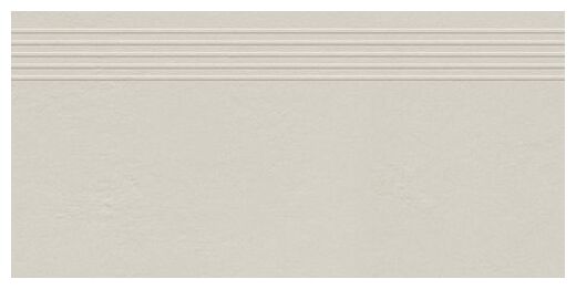 tubądzin industrio light grey stopnica mat rektyfikowana 29.6x59.8x1 