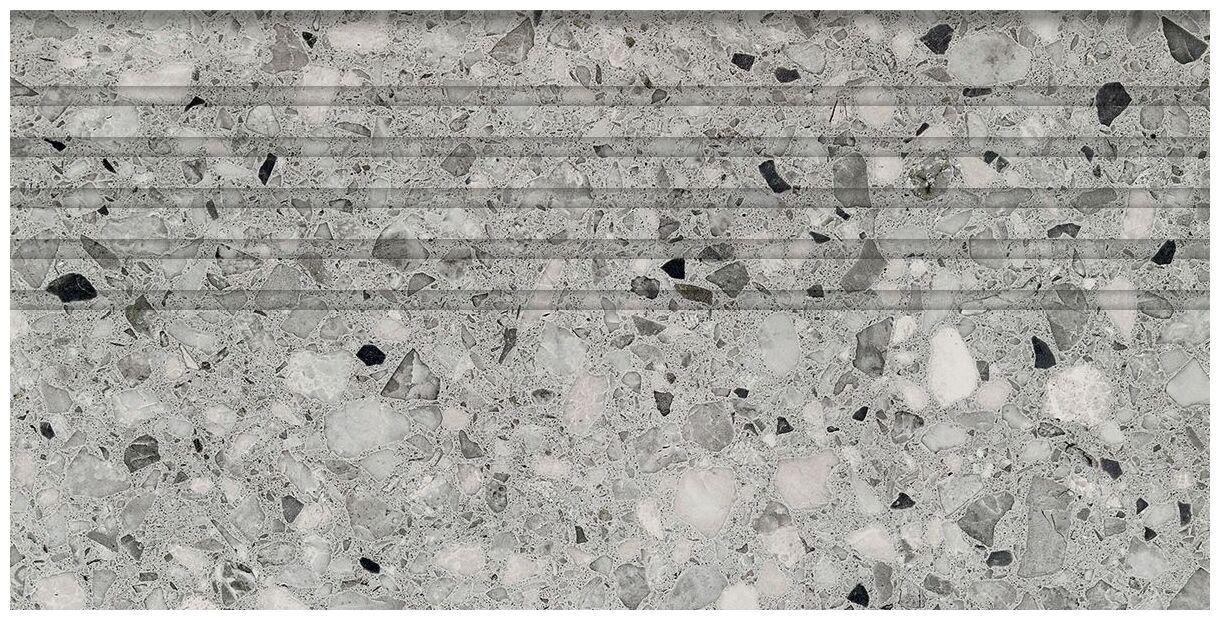 tubądzin macchia graphite mat stopnica rektyfikowana 29.8x59.8x0.8 