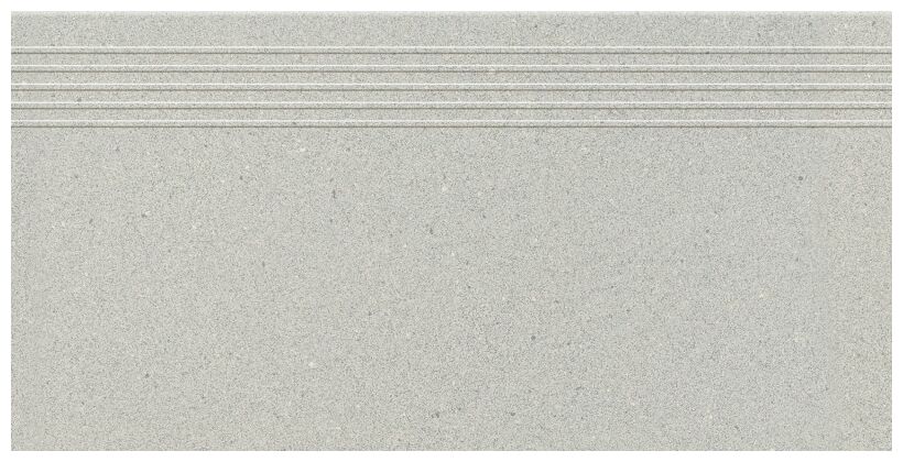 tubądzin urban space light grey stopnica rektyfikowana 29.6x119.8x0.8 