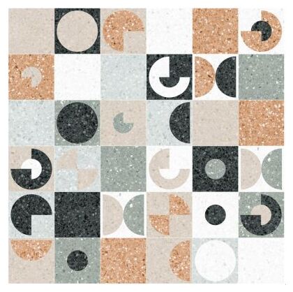 vives alassio-r multicolor gres rektyfikowany 20x20 