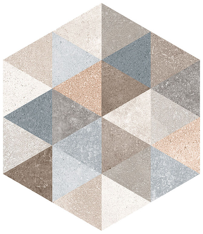 vives fingal hexagono gres 23.3x26.8 