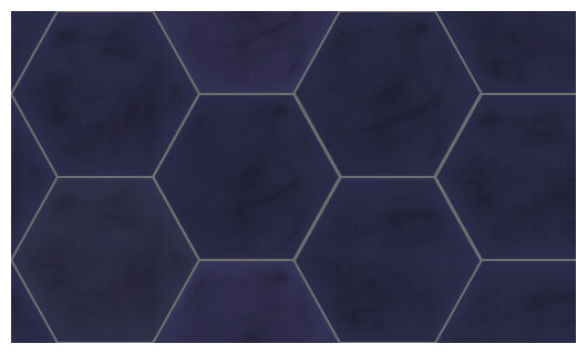 vives hexagono figuli blue gres 15x17 